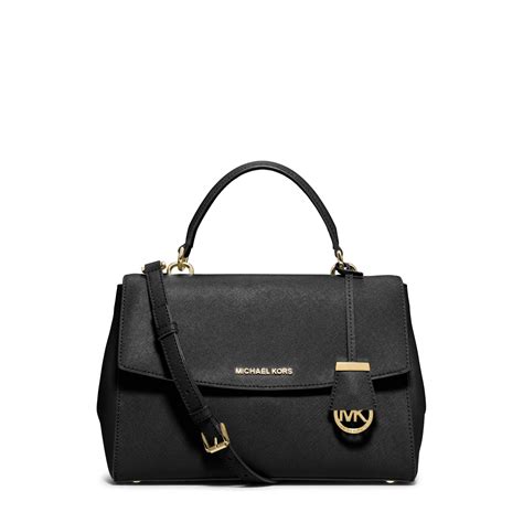 Michael Kors Ava Medium Saffiano Leather Satchel